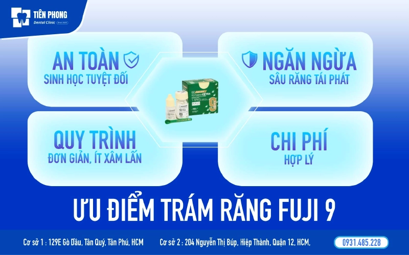 Một số ưu điểm của trám răng Fuji 9